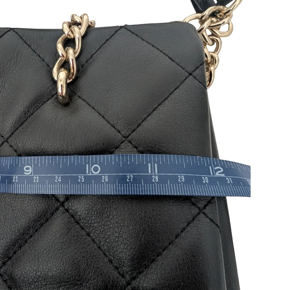 KATE SPADE Emerson Place Allis Black Quilted Leather Shoulder Bag